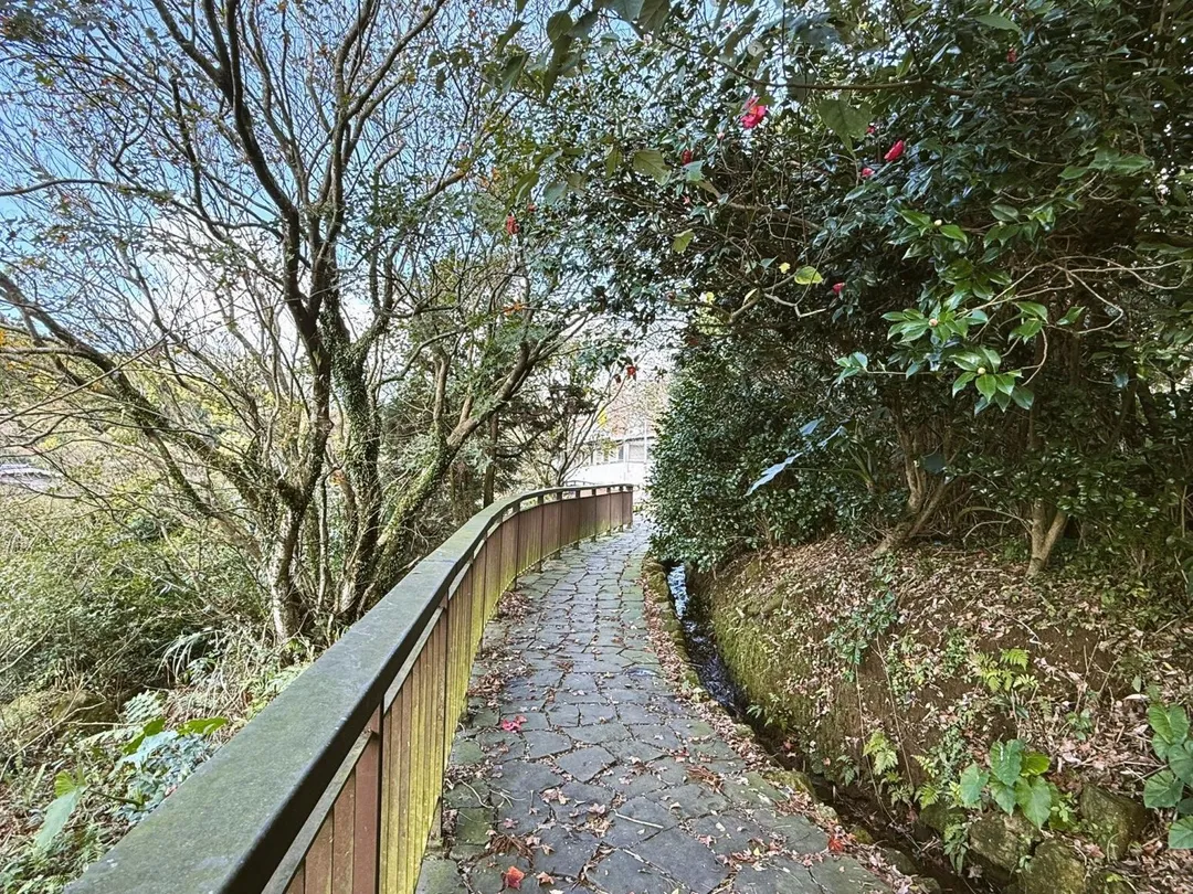 水圳步道安靜又好走，值得遊客來此暫避城市喧囂。（圖／台北市工務局大地工程處提供）