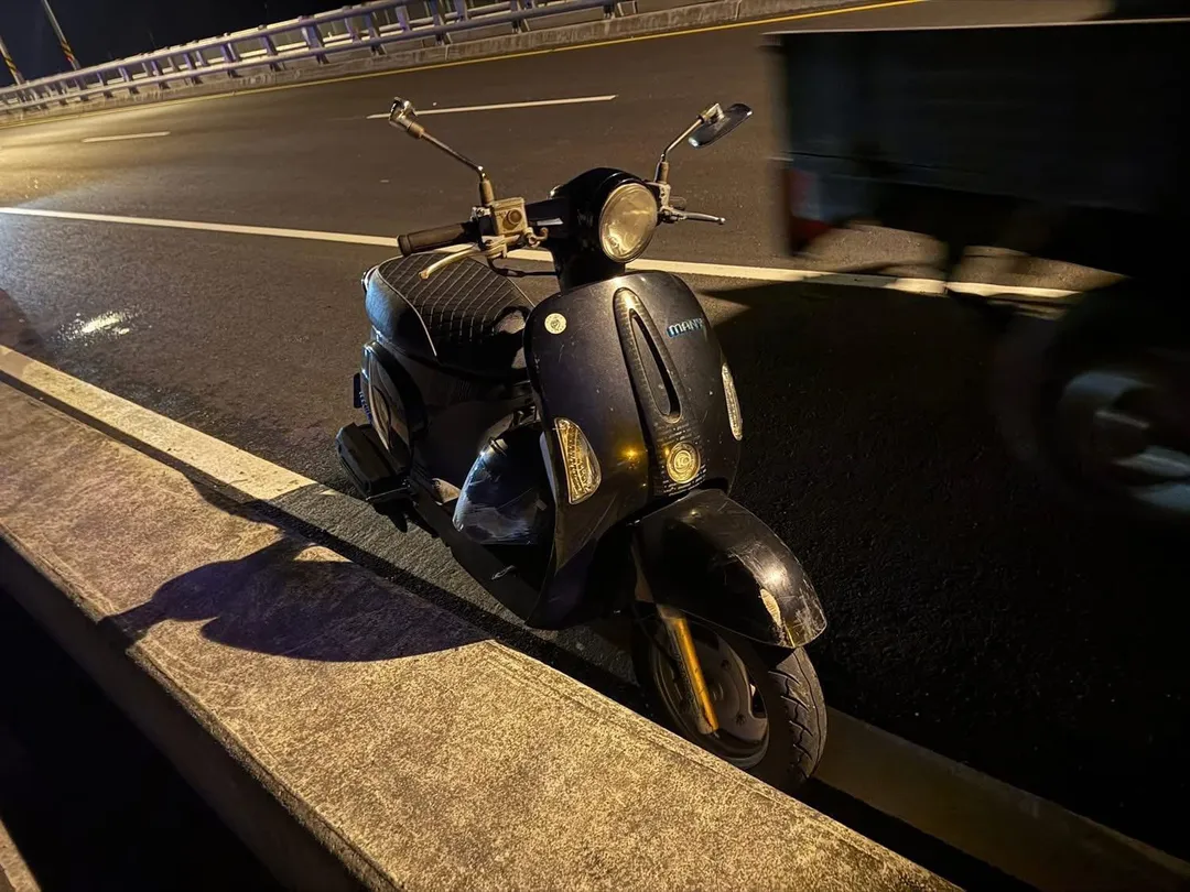車禍現場。（圖／翻攝畫面）