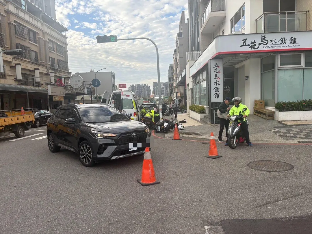 車禍現場。（圖／民眾提供）