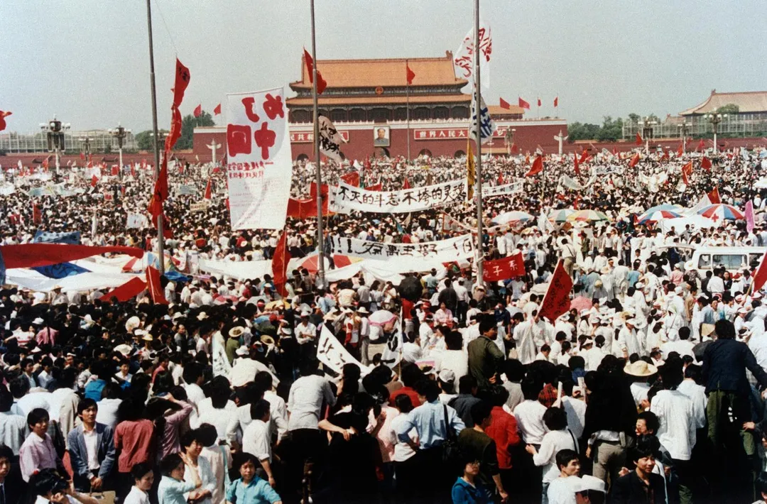 示意圖:大陸北京天安門。(美聯社)