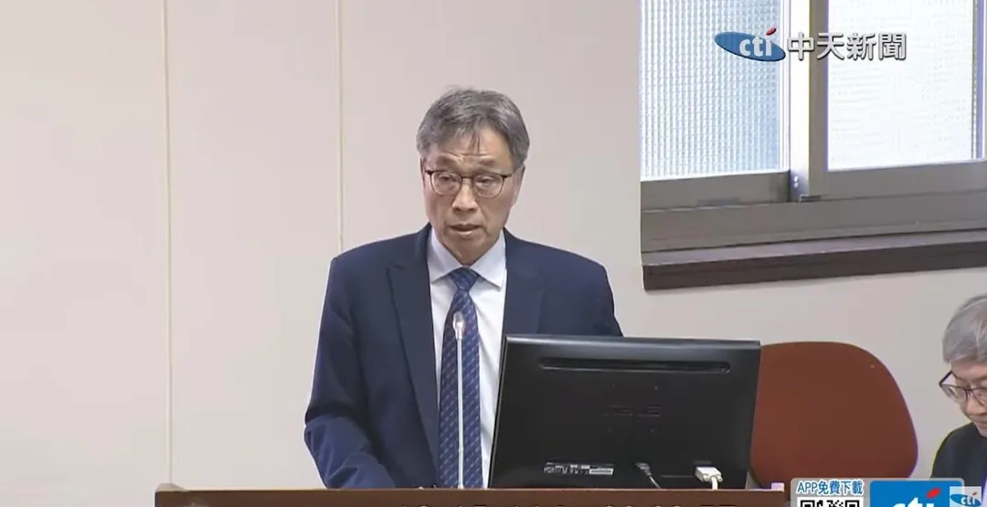 農業部長陳駿季表示黃世杰陣營事先已依法提出申請（攝自中天新聞）