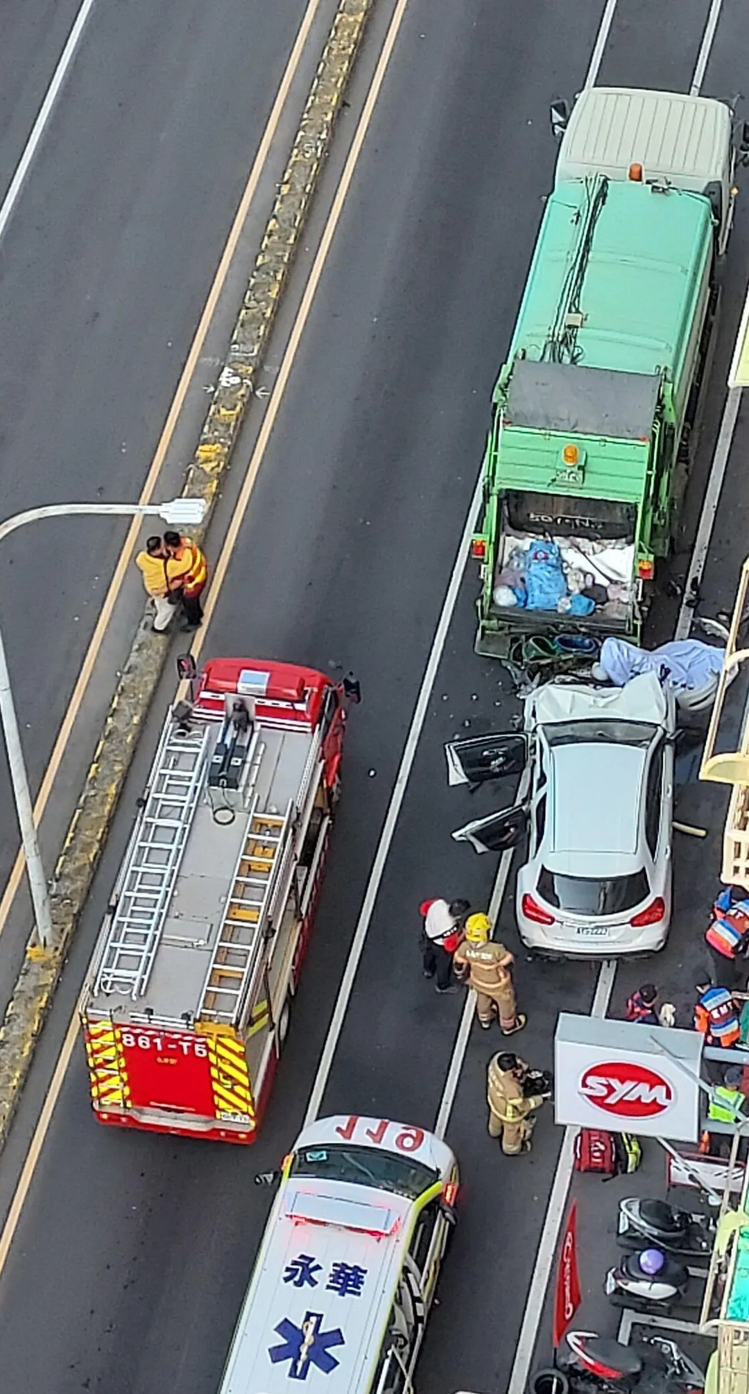 事發現場。（圖／翻攝「台南大小事」）