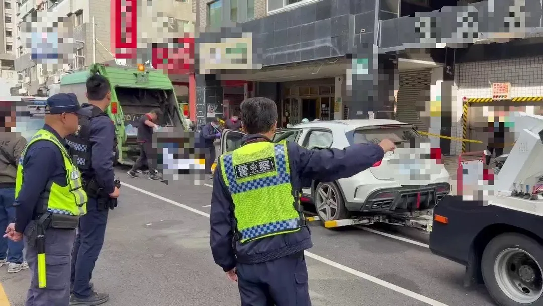 車禍現場。（圖／中天新聞）