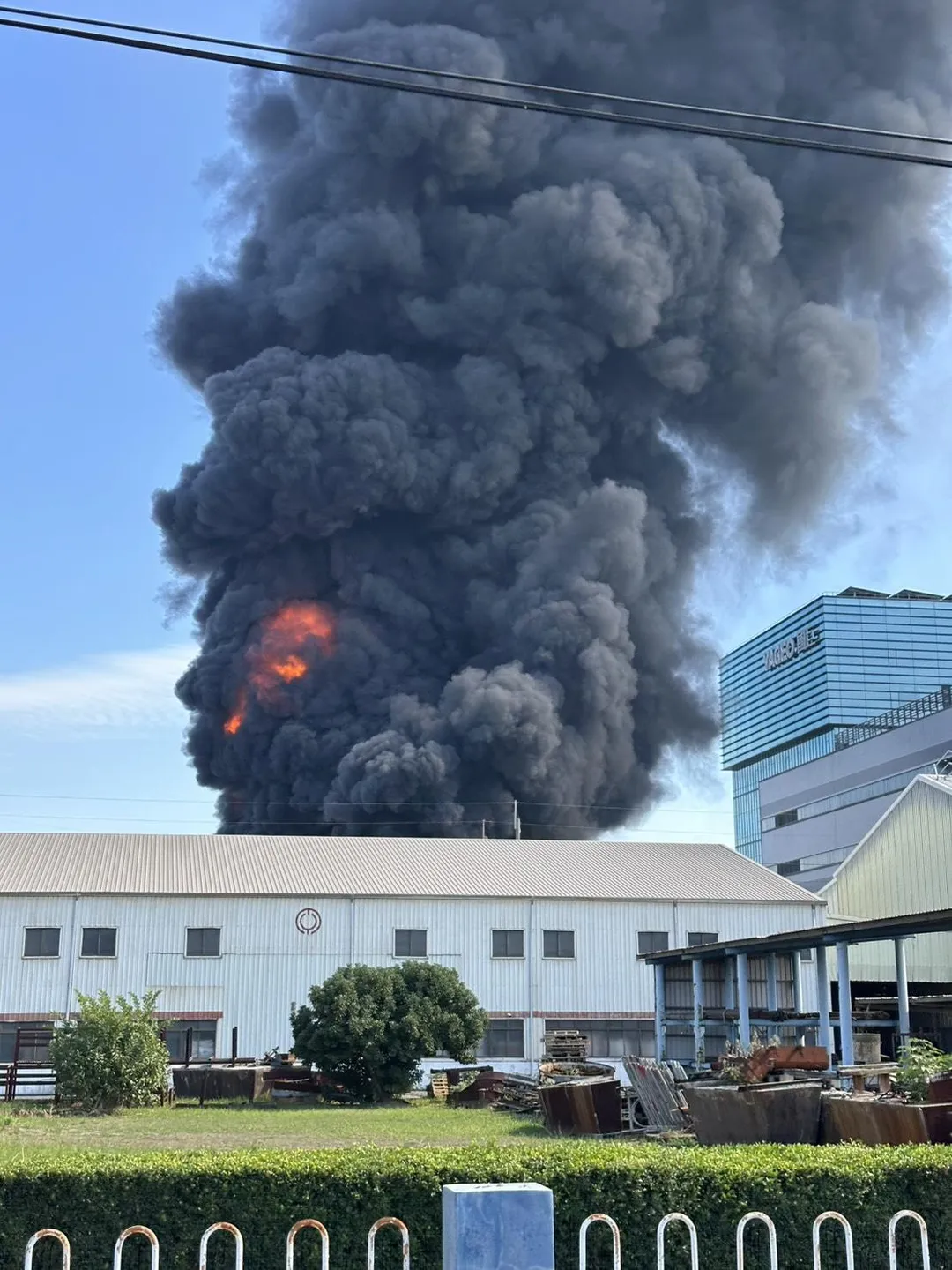 火災現場。(圖/記者爆料網)