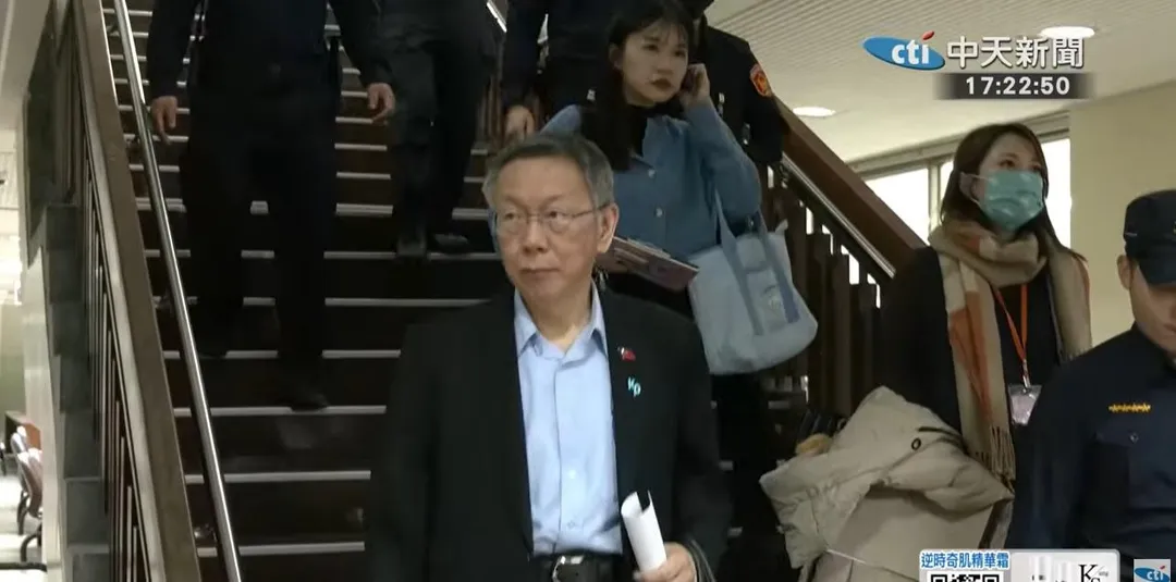 民眾黨前主席柯文哲。(圖/中天新聞)