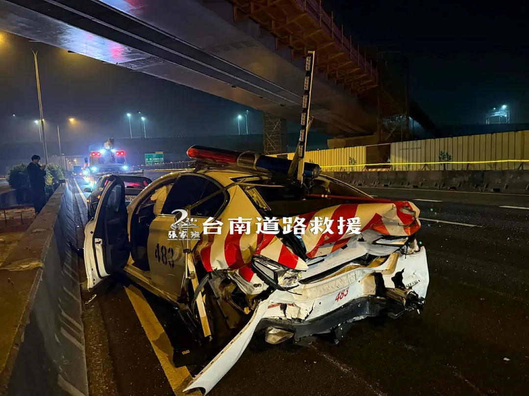 車禍現場。（圖／台南道路救援張家班授權使用）