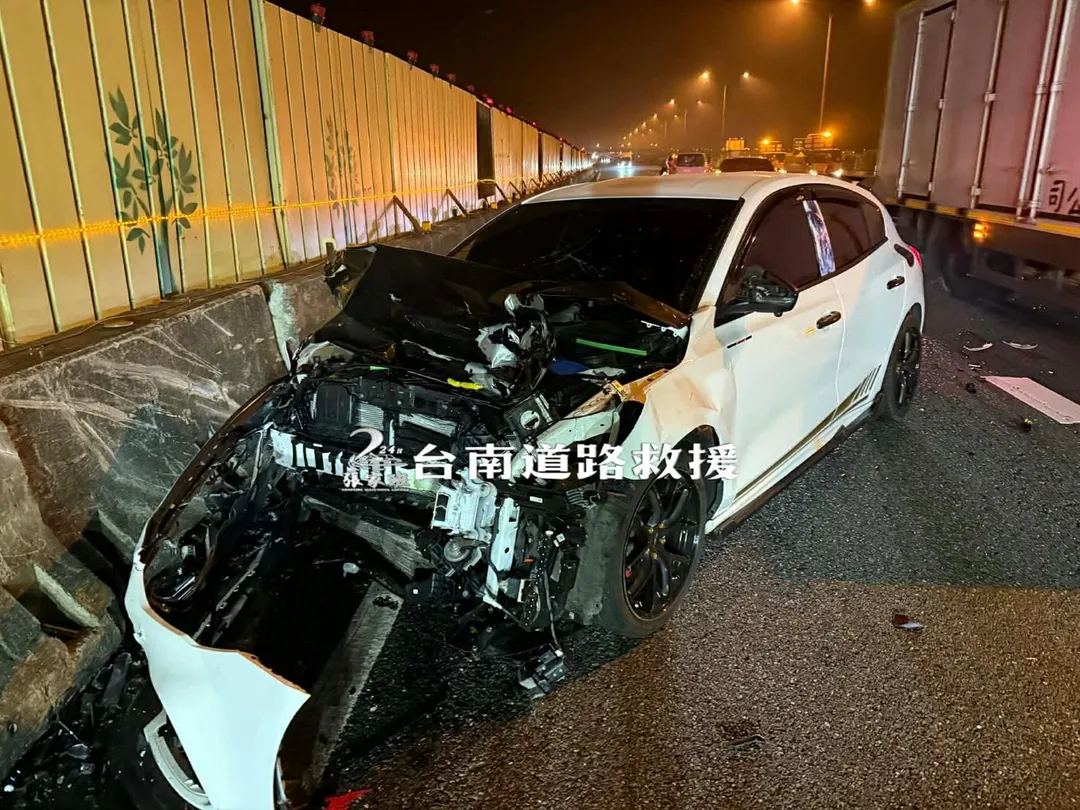 車禍現場。（圖／台南道路救援張家班授權使用）