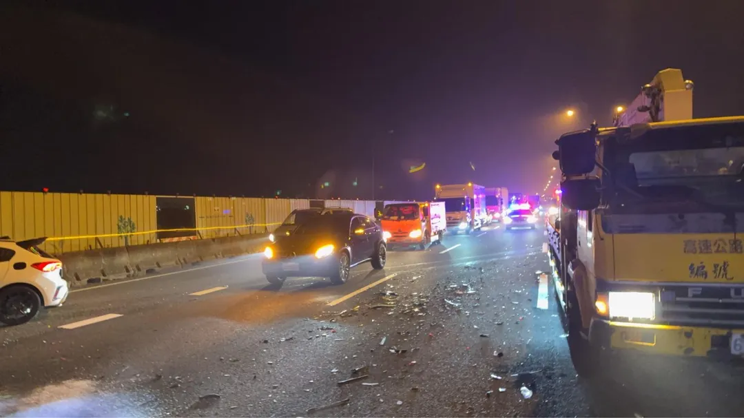 車禍現場。（圖／台南道路救援張家班授權使用）