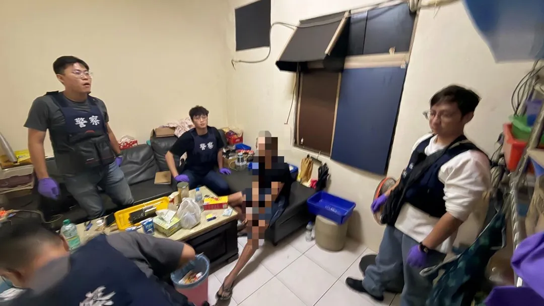 彰化檢警破獲以葉姓男子為首的製毒工廠。（圖／彰化地檢署提供）