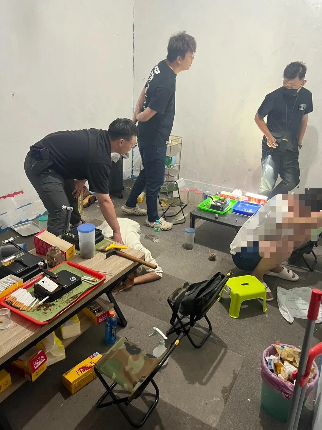 彰化檢警破獲以葉姓男子為首的製毒工廠。（圖／彰化地檢署提供）