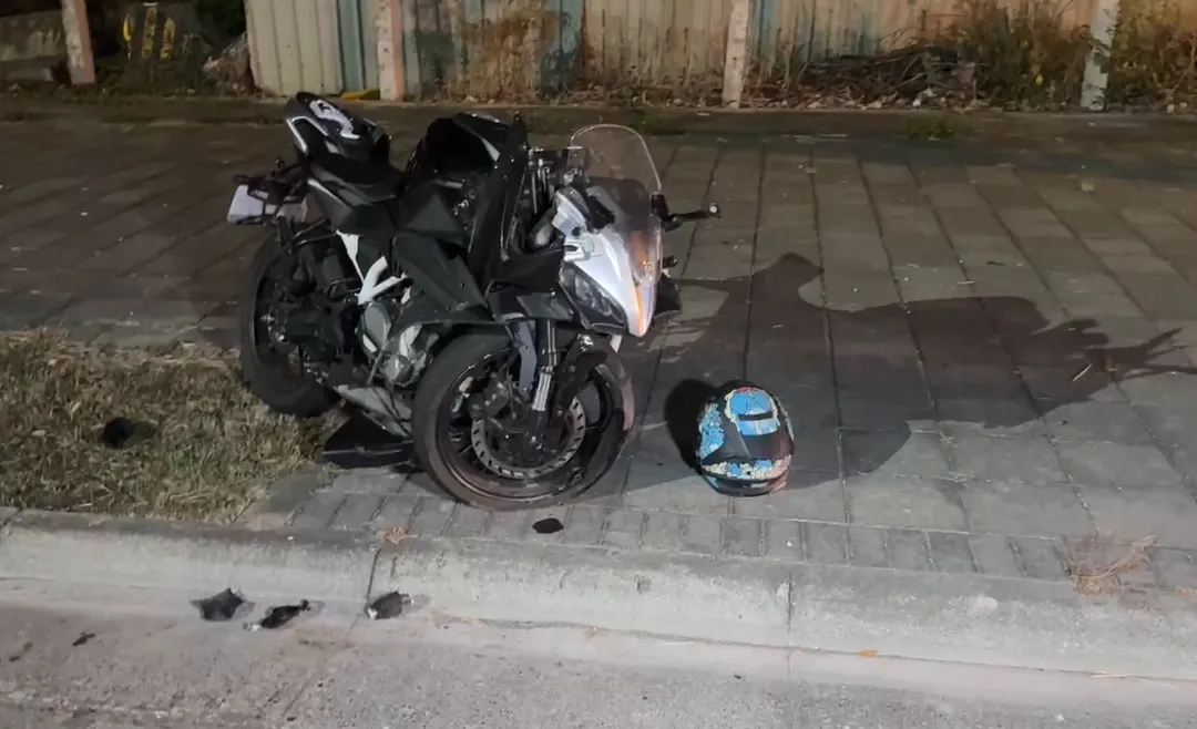 車禍現場。(圖/翻攝畫面，下同)