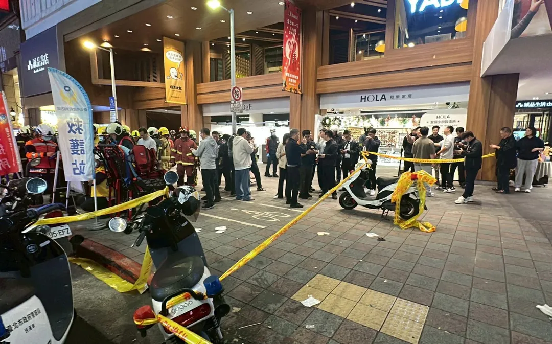 捷運中山站19日晚間發生隨機殺人事件(中天新聞)