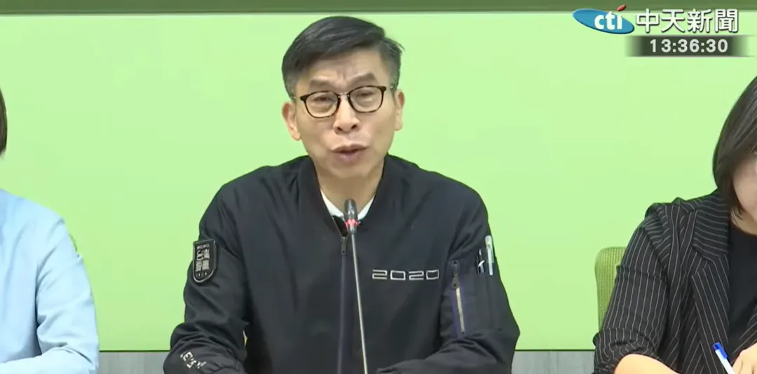民進黨立委鍾佳濱。（圖／中天新聞）