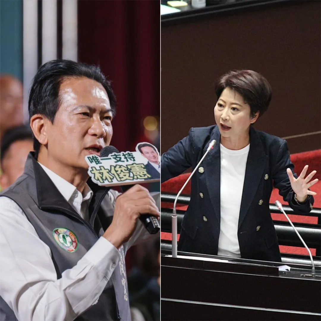 林俊憲、陳亭妃將在本周六進行政見會。（合成圖／林俊憲臉書、陳亭妃臉書）