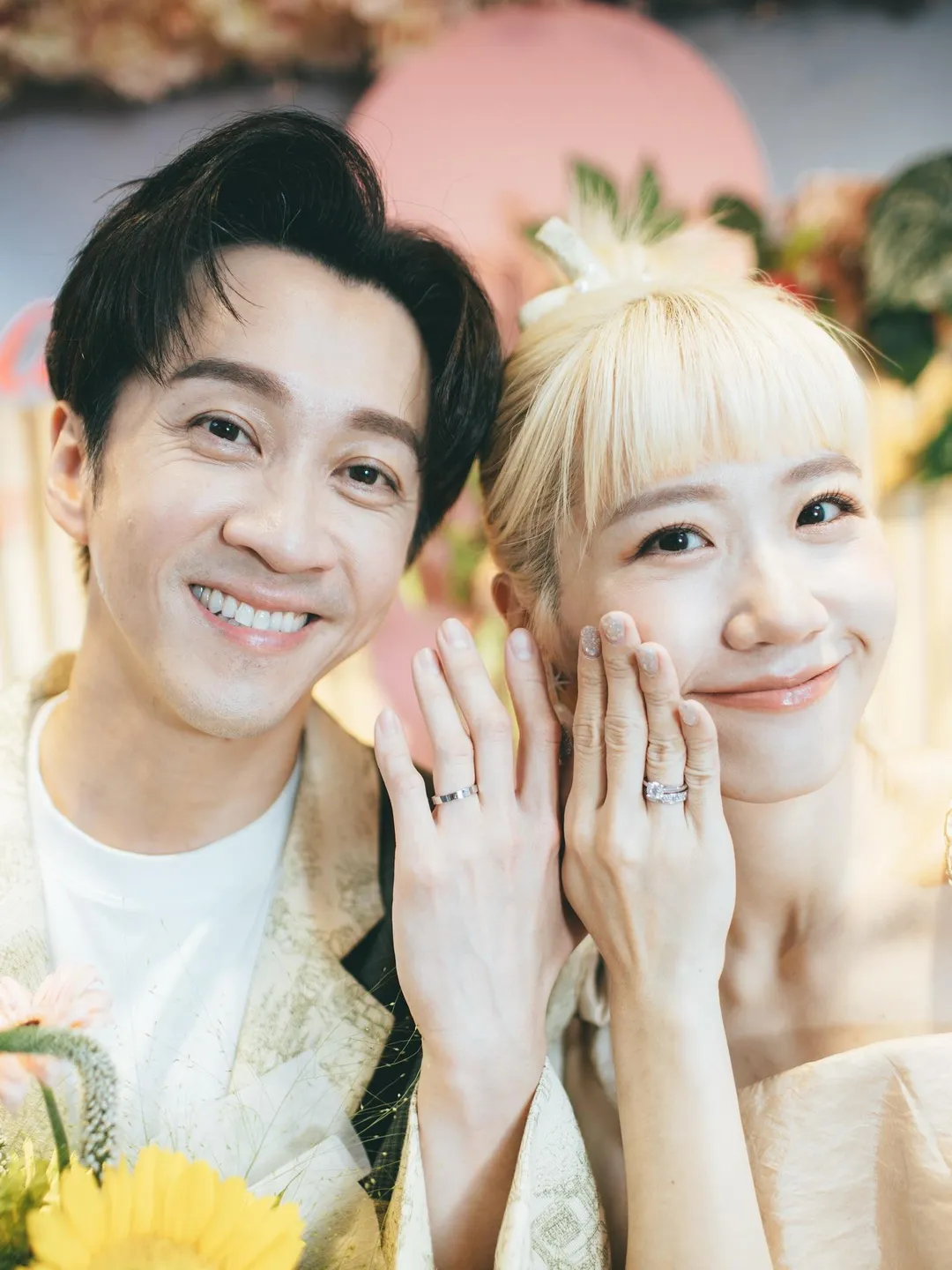 陳漢典與Lulu10月20日登記結婚。（圖／翻攝自陳漢典臉書）
