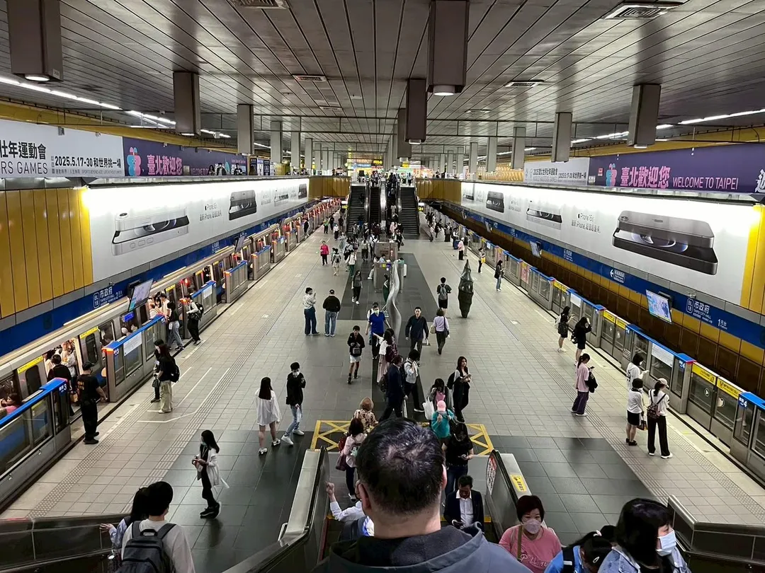 捷運市政府站。(示意圖/中天新聞資料照)