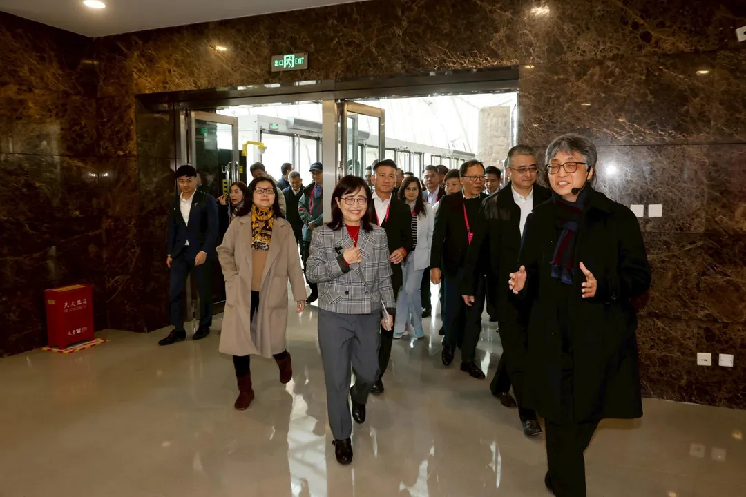 台北市副市長林奕華率團前往上海參訪。(圖/台北市府提供)