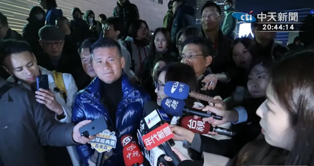 戴錫欽強調這趟來是談市政，不碰觸政治議題。（圖/中天新聞）
