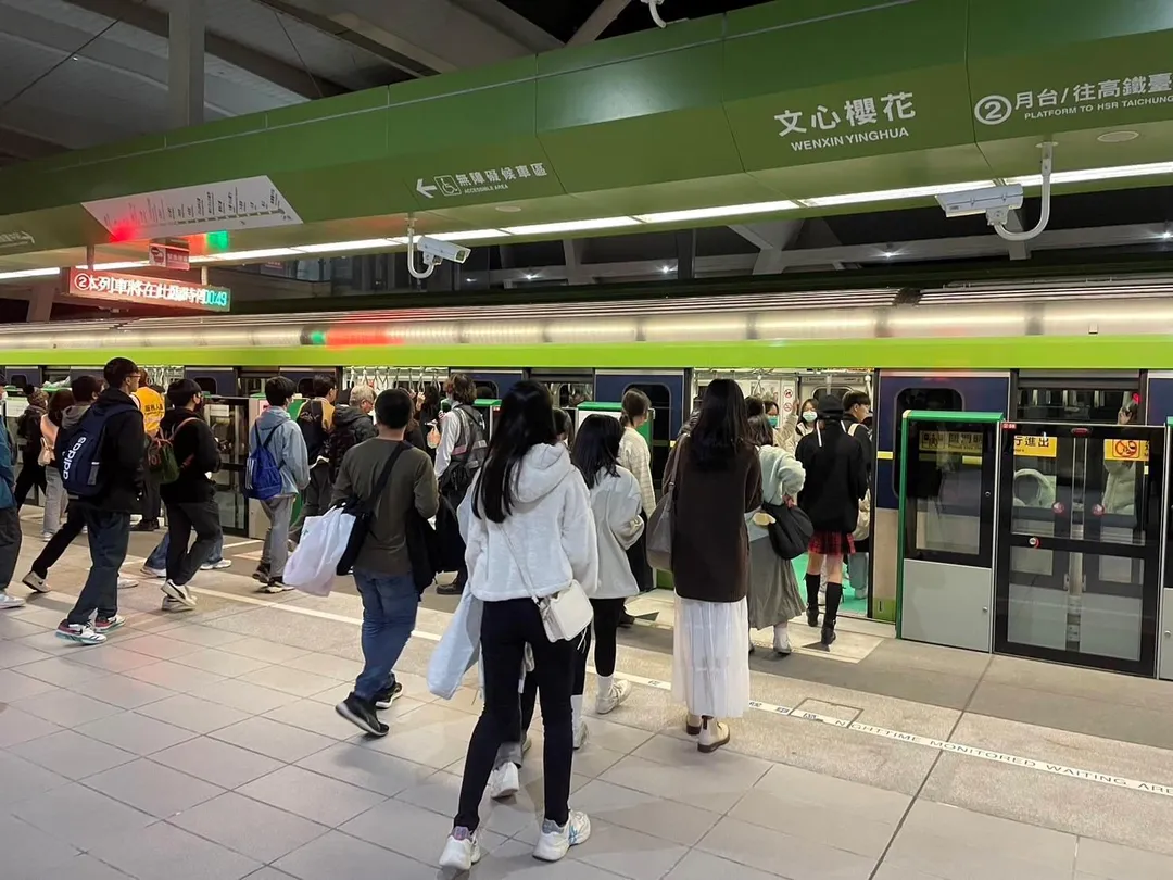 台中捷運文心櫻花佔。（示意圖／台中市政府提供）