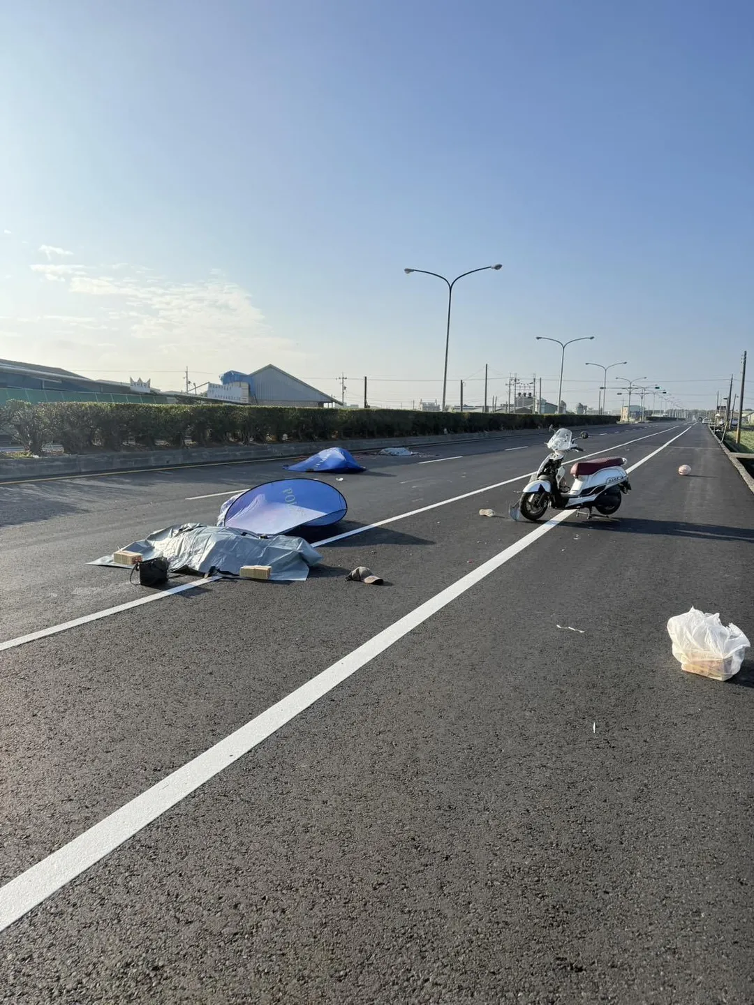 事發現場。(圖/「台南道路救援張家班」群友提供)