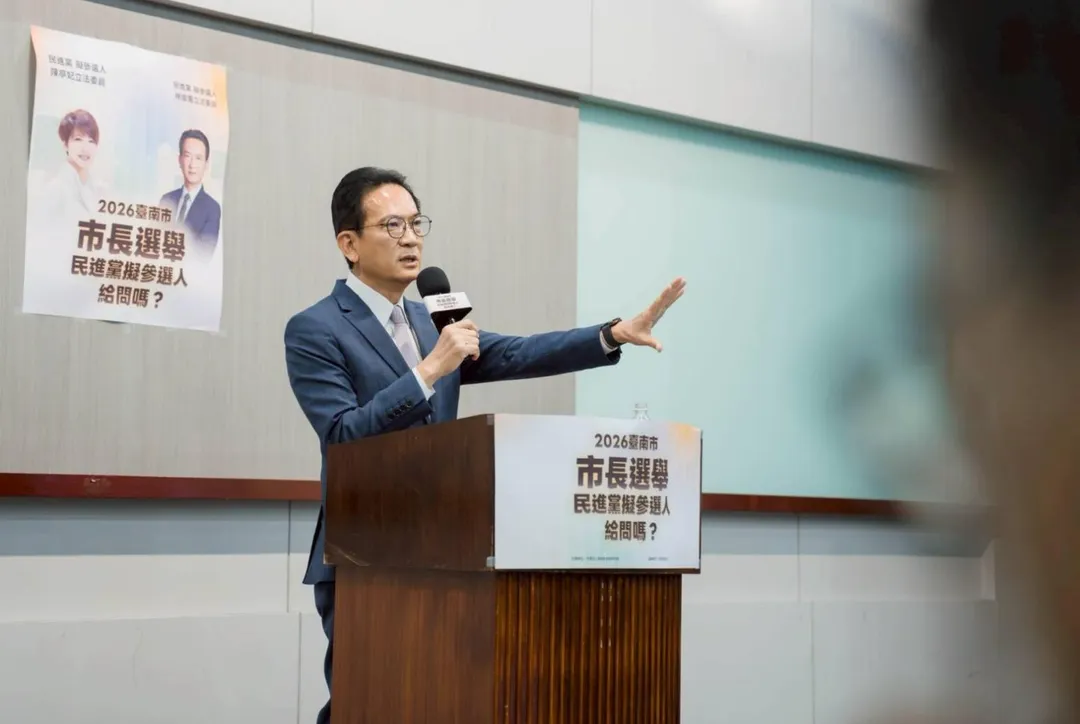 台南市長參選人林俊憲。（圖／林俊憲）