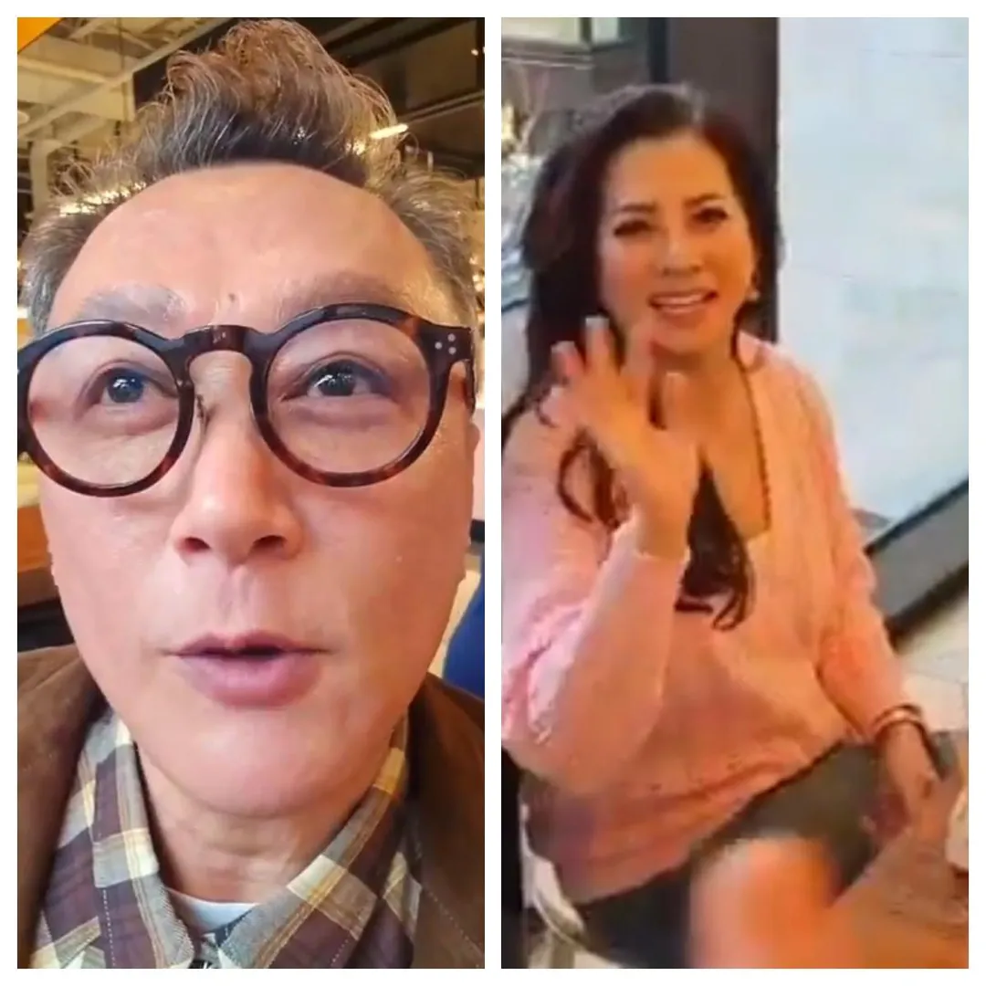 資深藝人何篤霖和郭靜純私交甚篤，兩人30日一同聚餐，並開直播分享生活點滴。（圖／翻攝自何篤霖FB）