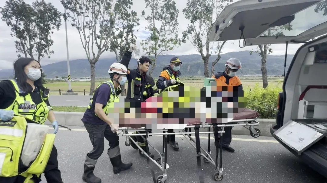 車禍現場。(圖/中天新聞)