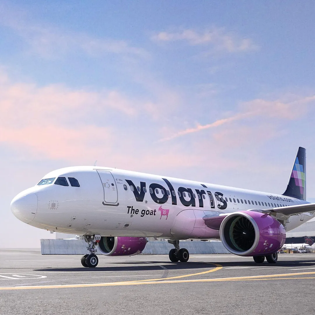 圖為一架沃拉里斯航空的客機。（示意圖／翻攝X@flyvolaris）