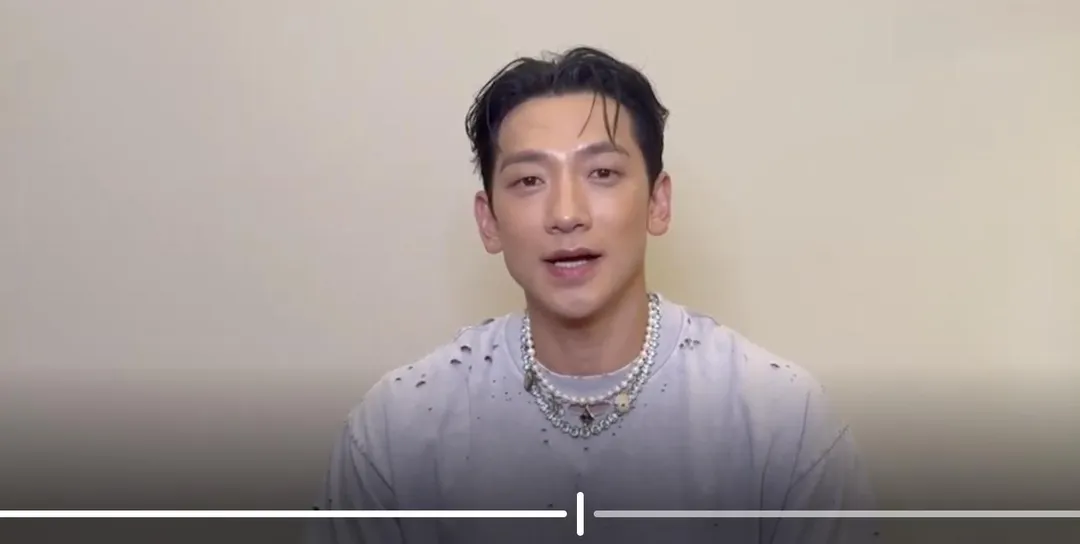 RAIN特別趁著歲末年終越洋錄製影片向台灣歌迷拜早年。(圖/大步整合行銷 提供)