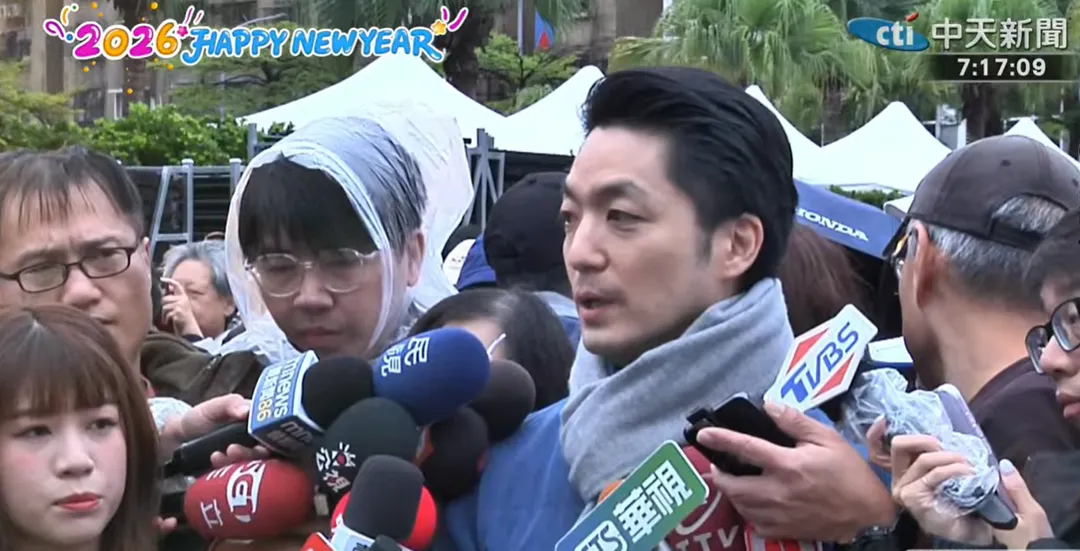 蔣萬安受訪。(圖/中天新聞)