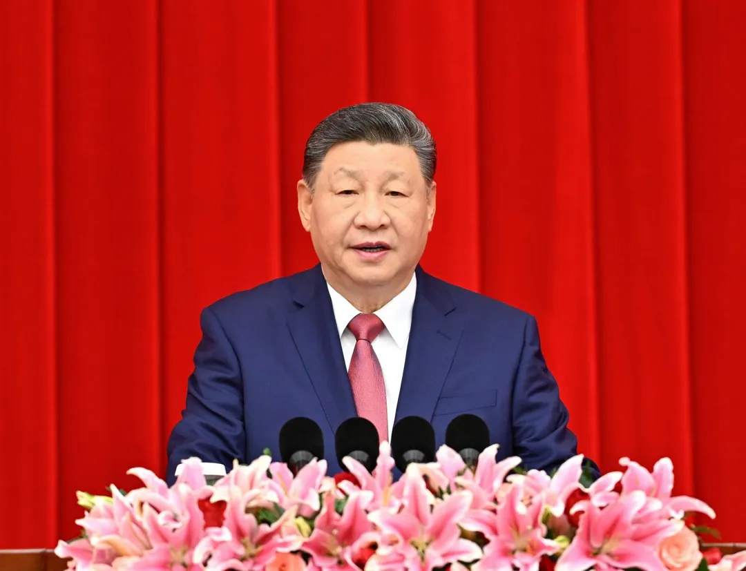 習近平提到今年是「十五五」開局之年。（圖／新華社）