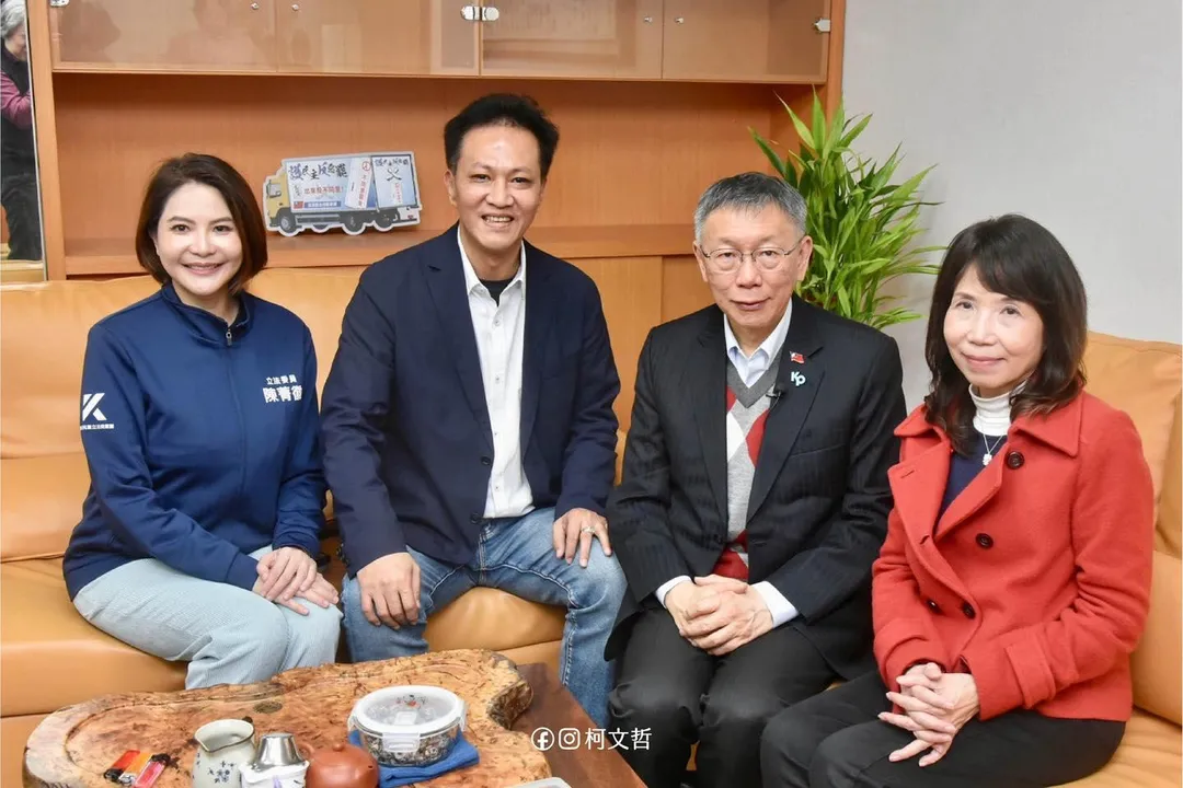 柯文哲拜會國民黨立委。（圖／翻攝柯文哲臉書）