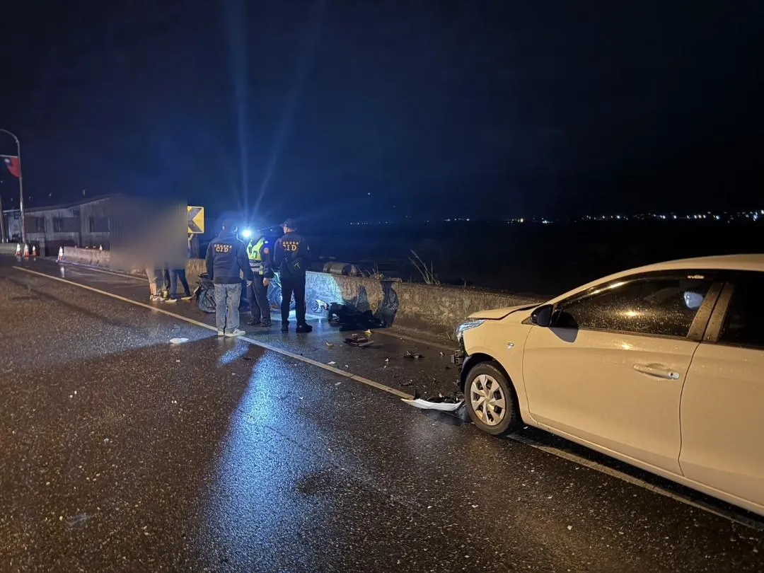 台9線2日發生死亡車禍。(圖/翻攝畫面)