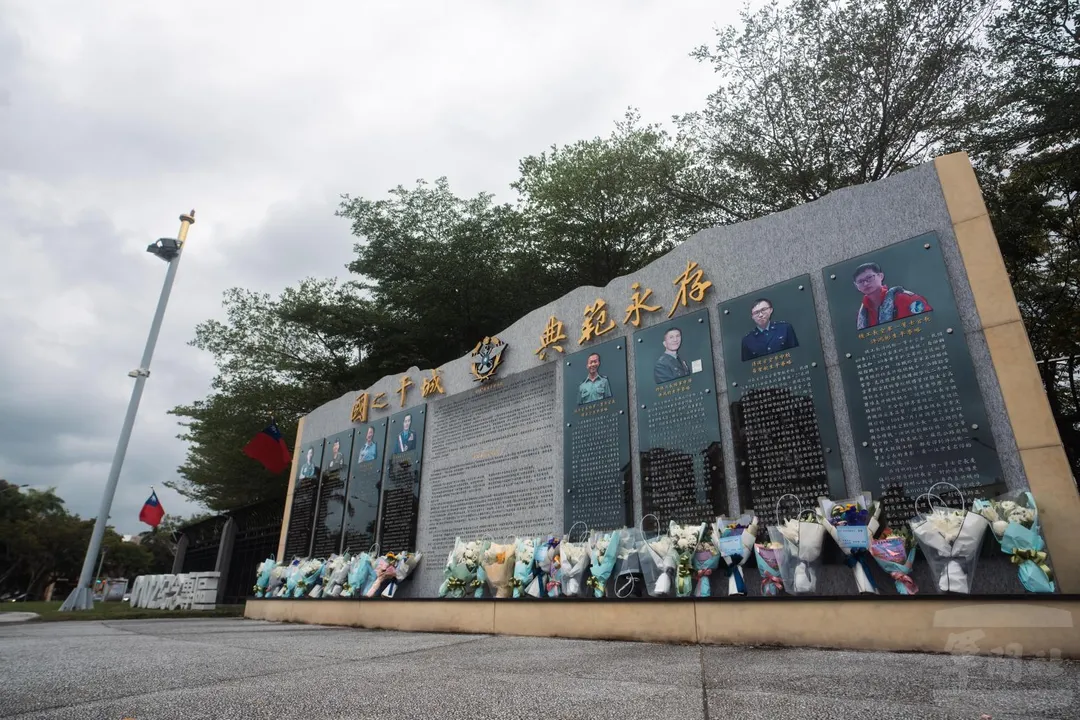 位於北安路、崇實路口，國防部旁的0102紀念專區。(圖/軍聞社)