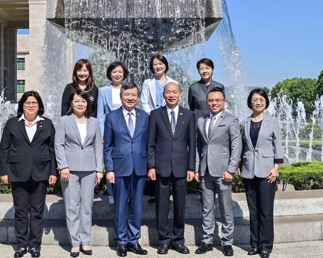 立法院長韓國瑜曾率團訪問日本國會。(圖/洪孟楷臉書)