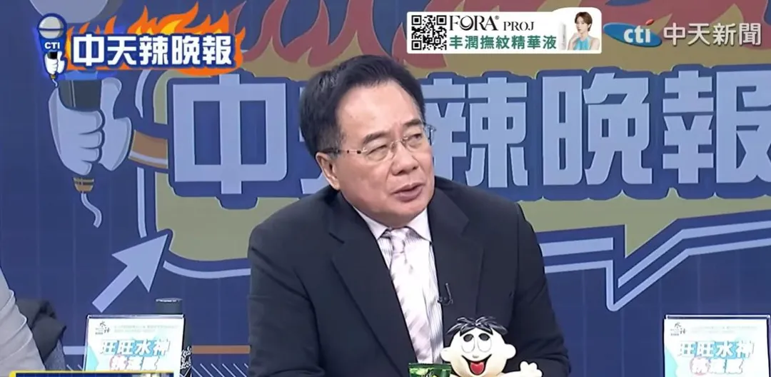 前立委蔡正元。（中天新聞）