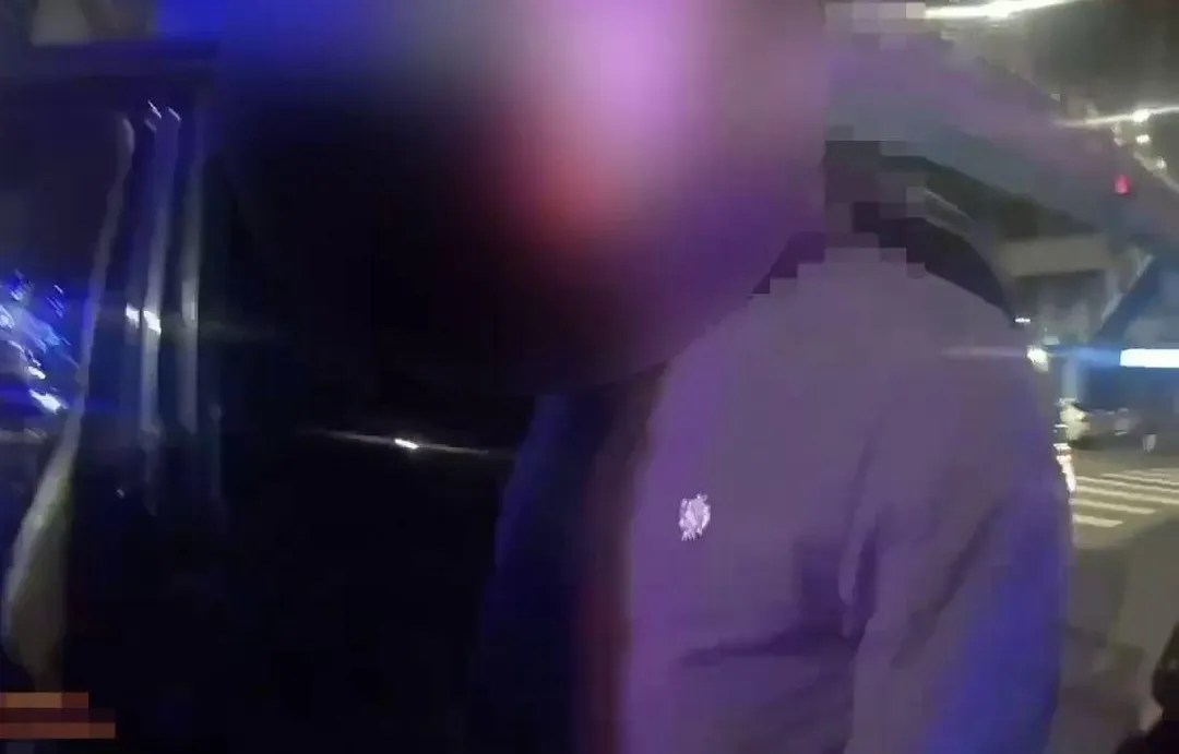 張男被攔下。（圖／警方提供）