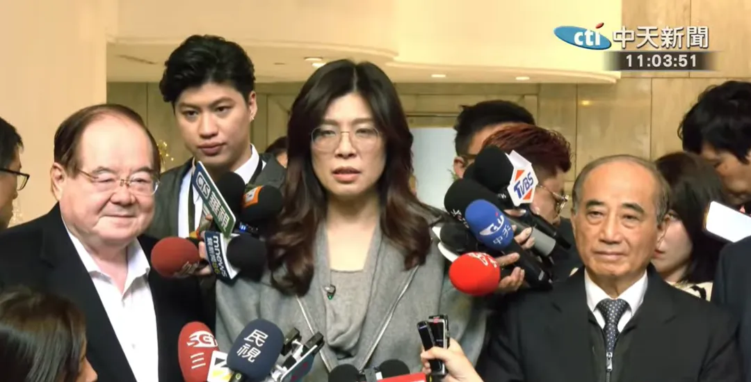 鄭麗文今日正式聘請王金平出任國民黨最高顧問。（圖/中天新聞）