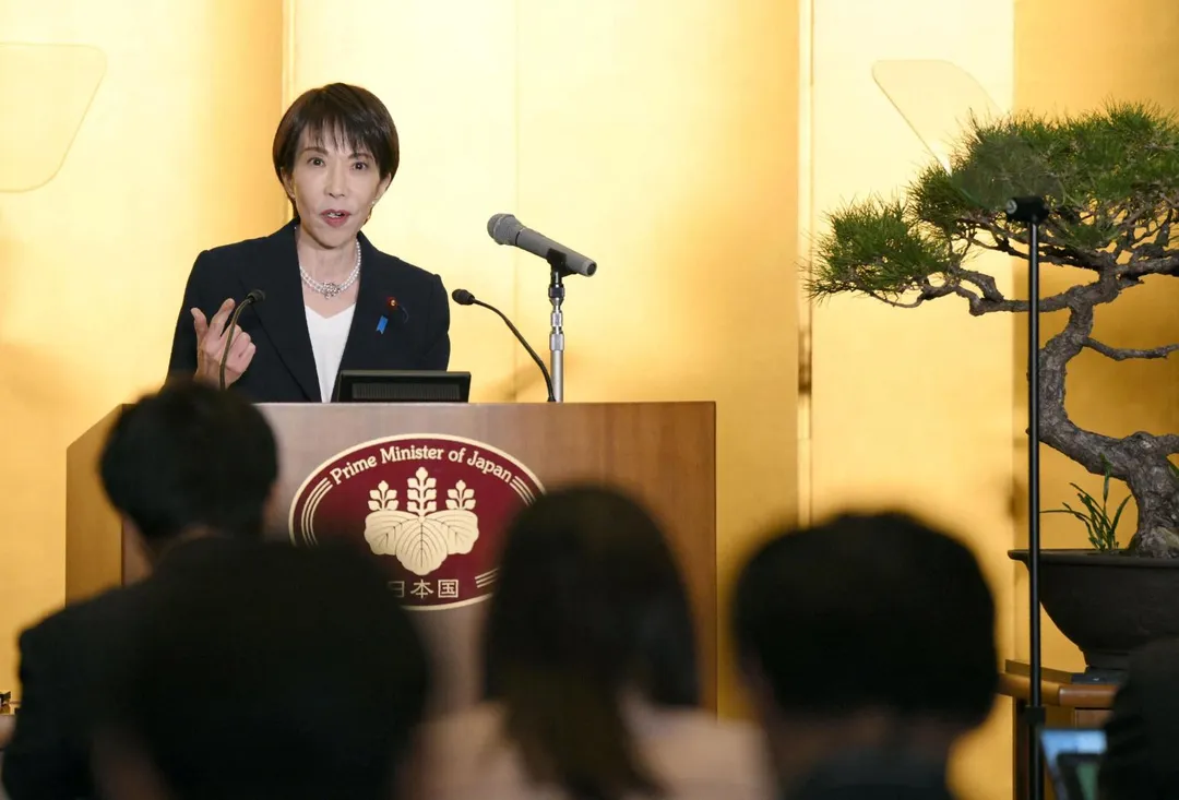日相高市早苗「台灣有事論」令中日關係急凍。（資料照／路透）