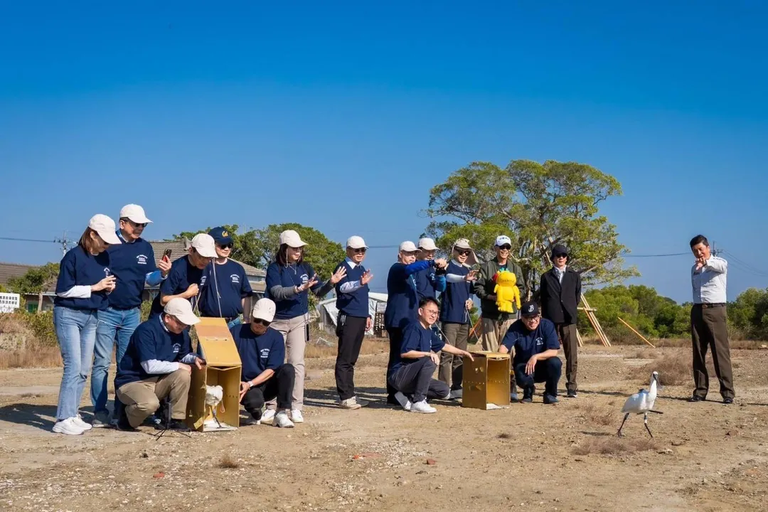 中信金控攜手台江處打造保育共生地,透過公私協力守護臺灣生物多樣性。(圖/中信金控提供)