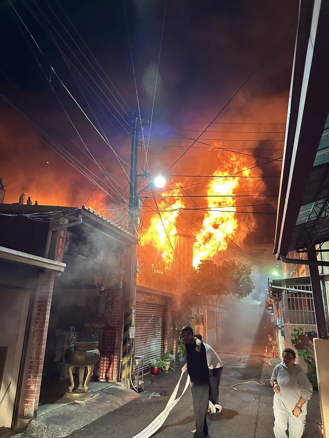 火災現場。（圖／）