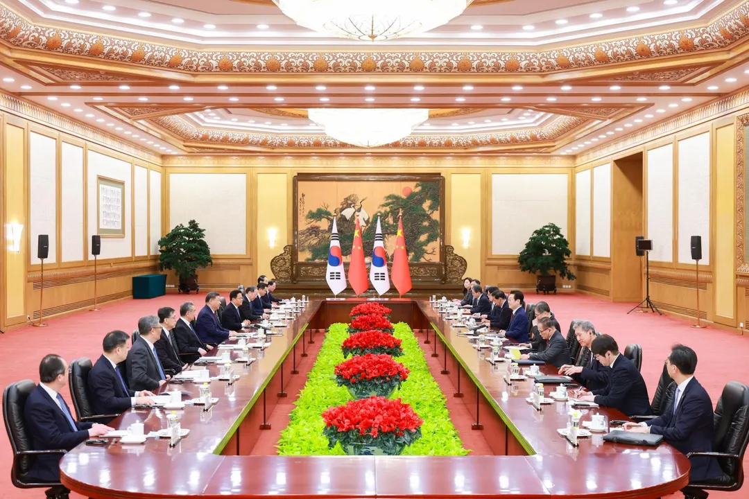 習近平提二戰籲南韓站在歷史正確一邊。（圖／新華社）