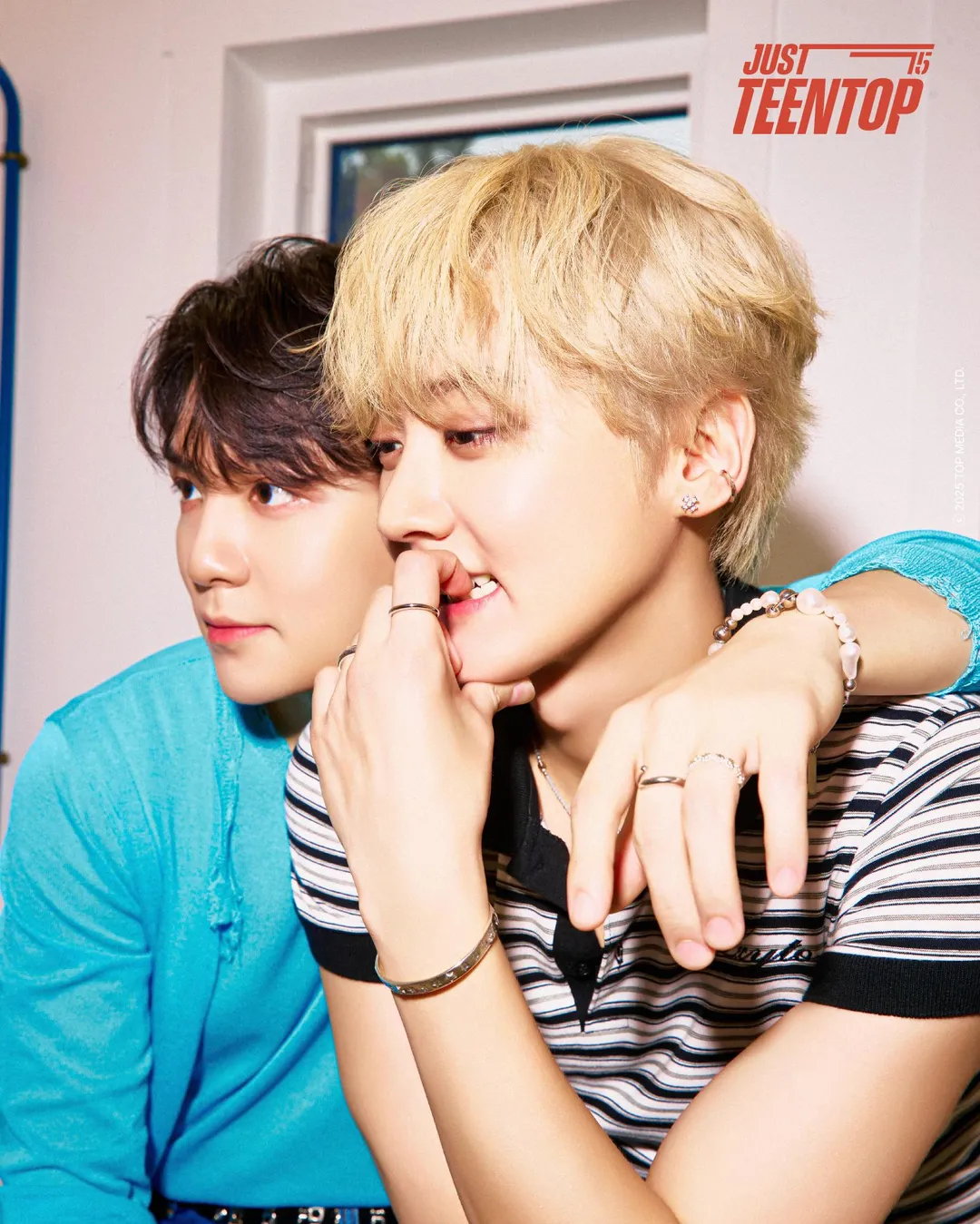TEEN TOP Ricky（左起）與天地。（圖／MORE LIVE提供）