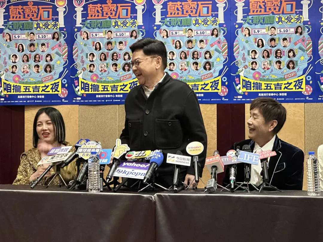 葉啟田神采奕奕，親吐身體現況。（圖／記者 伍映澄 攝）