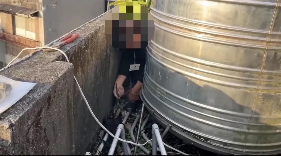 萬華3間色情養生館遭斷水電。(圖/翻攝畫面)