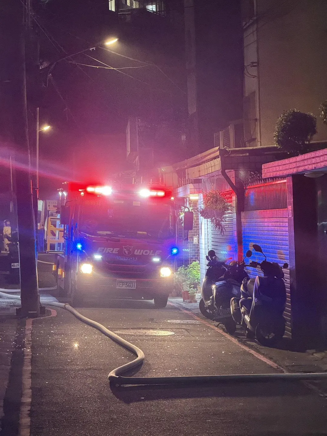 氣爆現場。（圖／警方提供）