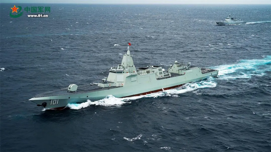 大陸宣布連2日在渤海部分海域進行軍演。圖為解放軍南昌艦。（示意圖／翻攝《中國軍網》）