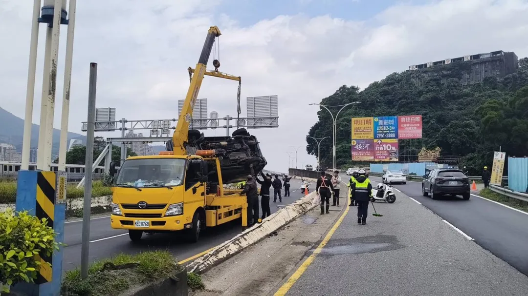 車禍現場。(圖/警方提供)