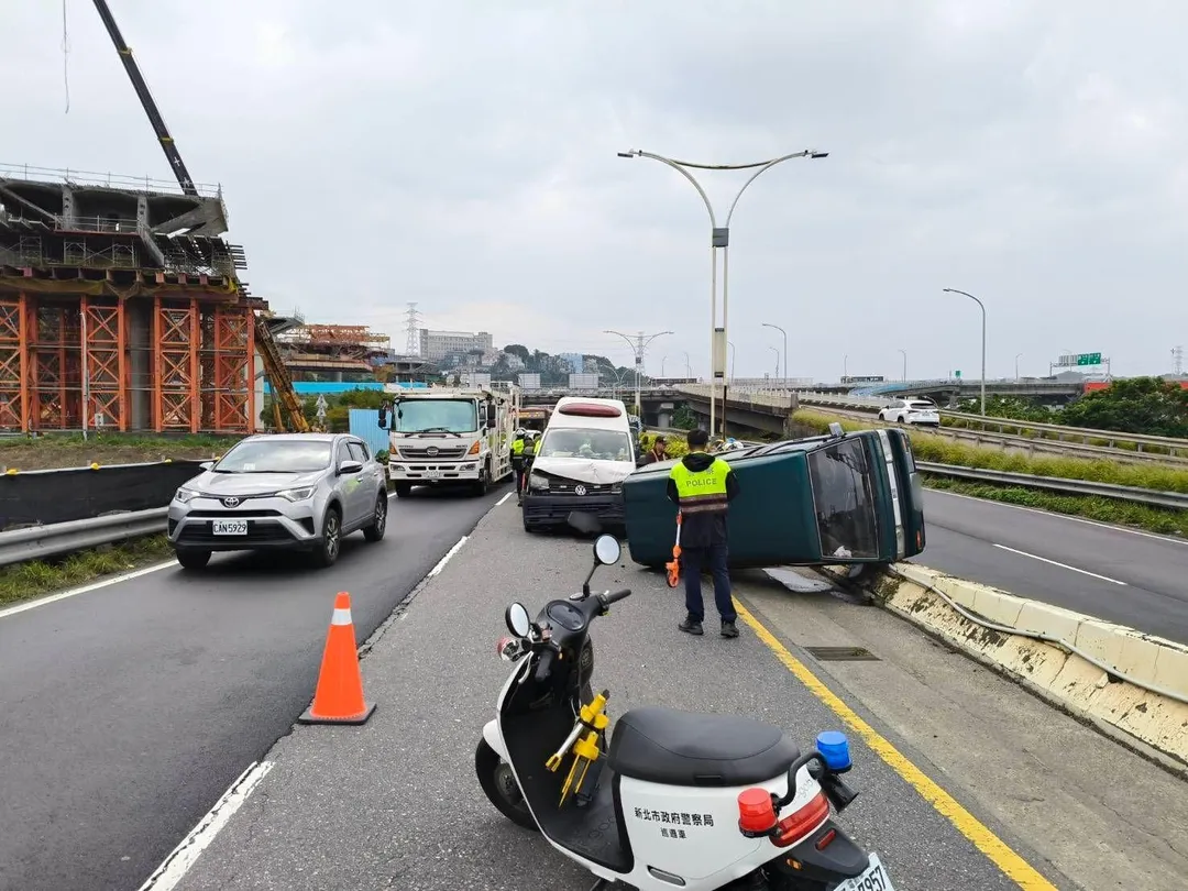 車禍現場。(圖/警方提供)