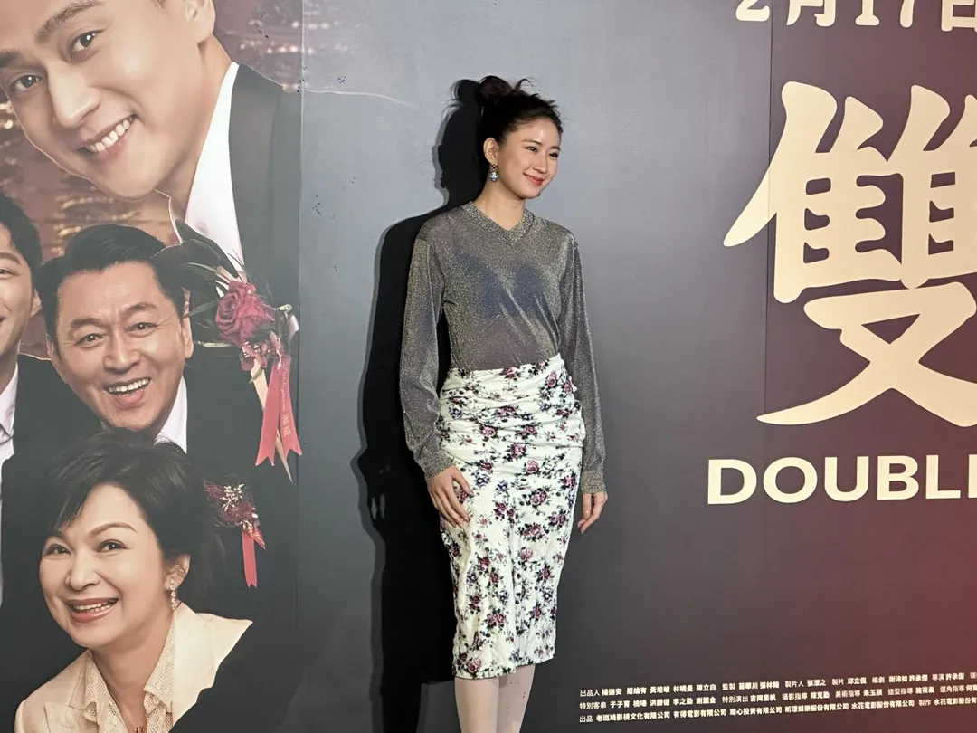 9m88在片中飾演一名婚顧，現實生活中單身的她，打趣要大家幫他找對象。（圖／記者 伍映澄 攝）　